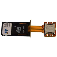 Dreifach-Slot-Adapter für Dual-SIM-Handys & Micro-SD-Karte, kompatibel mit Xiaomi & mehr