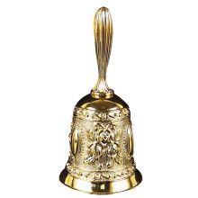 Hand Bell with Floral Design - Perfect for Home, School, Church & Restaurants