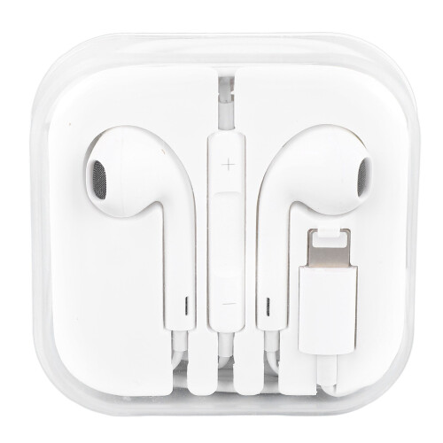 HiFi Wired Earbuds with Noise Isolation & Volume Control, White 1