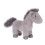 Brinquedo de pelúcia de pônei selvagem cinza para crianças, 24 cm (9,5 polegadas). 2