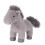 Brinquedo de pelúcia de pônei selvagem cinza para crianças, 24 cm (9,5 polegadas). 4
