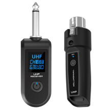 Wireless Microphone Converter Rechargeable Xlr Transmitter And Receiver (1mi)