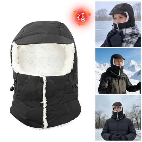 Rechargeable Heated Winter Hat for Outdoor Use 1