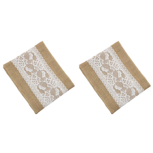 2Pcs Premium Table Cover Assorted Color for Valentine's Home Wedding 2