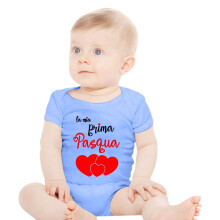 Baby Girl Rompers Girls Boys Short Sleeve Letter Print Bodysuit Romper Sky Blue 18-24 Months