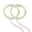 LED COB Angel Eye Headlight 70mm White 2 pcs 6