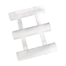Plastic Boats Fishing Rod Frame Bracket 3 Rod Tube Fishing Poles Holder for Boats Marine Fishing Box Kayaks Yachts