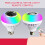 Smart Music Light Bulb with Bluetooth Speakers, Remote Control, 9 Colors & 4 Modes – Compatible with iOS/Android 6