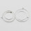 ULTNICE Silver Earring Findings for Hoops Jewelry Making 3