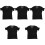 5Pcs Breathable Nylon Men Sweat Proof Undershirts with Underarm Pads 3