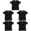 5Pcs Breathable Nylon Men Sweat Proof Undershirts with Underarm Pads 6