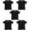 5Pcs Breathable Nylon Men Sweat Proof Undershirts with Underarm Pads 8