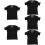 5Pcs Breathable Nylon Men Sweat Proof Undershirts with Underarm Pads 10