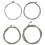 Set of 4 Steel Strings for String Bass Guitar 2