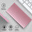 Φορητός φορτιστής Power Bank 20000mAh με διπλές θύρες USB, μπαταρία για τηλέφωνο, tablet, ροζ 2