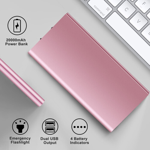 Φορητός φορτιστής 20000mAh για θερμαινόμενο γιλέκο, φορητός φορτιστής 5V2.1A, διπλές 1