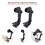 Microphone Stand Clip Black 2 pcs 8