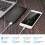 Φορητός φορτιστής Power Bank 20000mAh με διπλές θύρες USB, μπαταρία για τηλέφωνο, tablet, ροζ 5