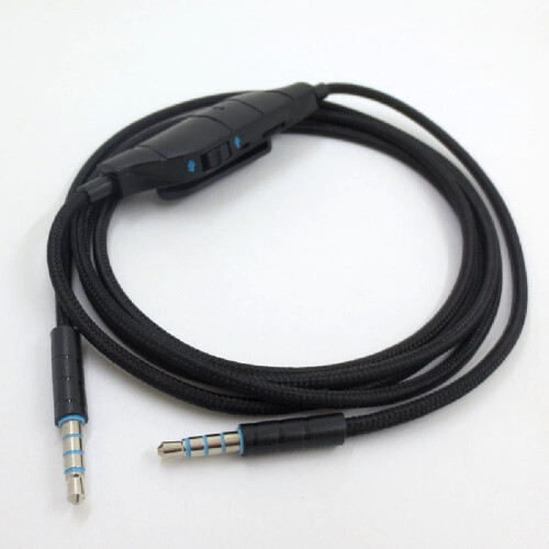 Oxygen-Free Copper Gaming Headphone Cable 1.5m with Volume 1