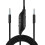 Oxygen-Free Copper Gaming Headphone Cable 1.5m with Volume 5