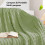 Green Fluffy Blanket Ultra Soft 39x59 Inch 6