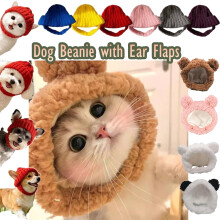 Cute Bunny Ear Pet Hat for Cats & Dogs, Adjustable Easter Headband, Compatible with Small/Medium Pets