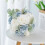 Artificial Rose Bridal Bouquet White Light Peach 2