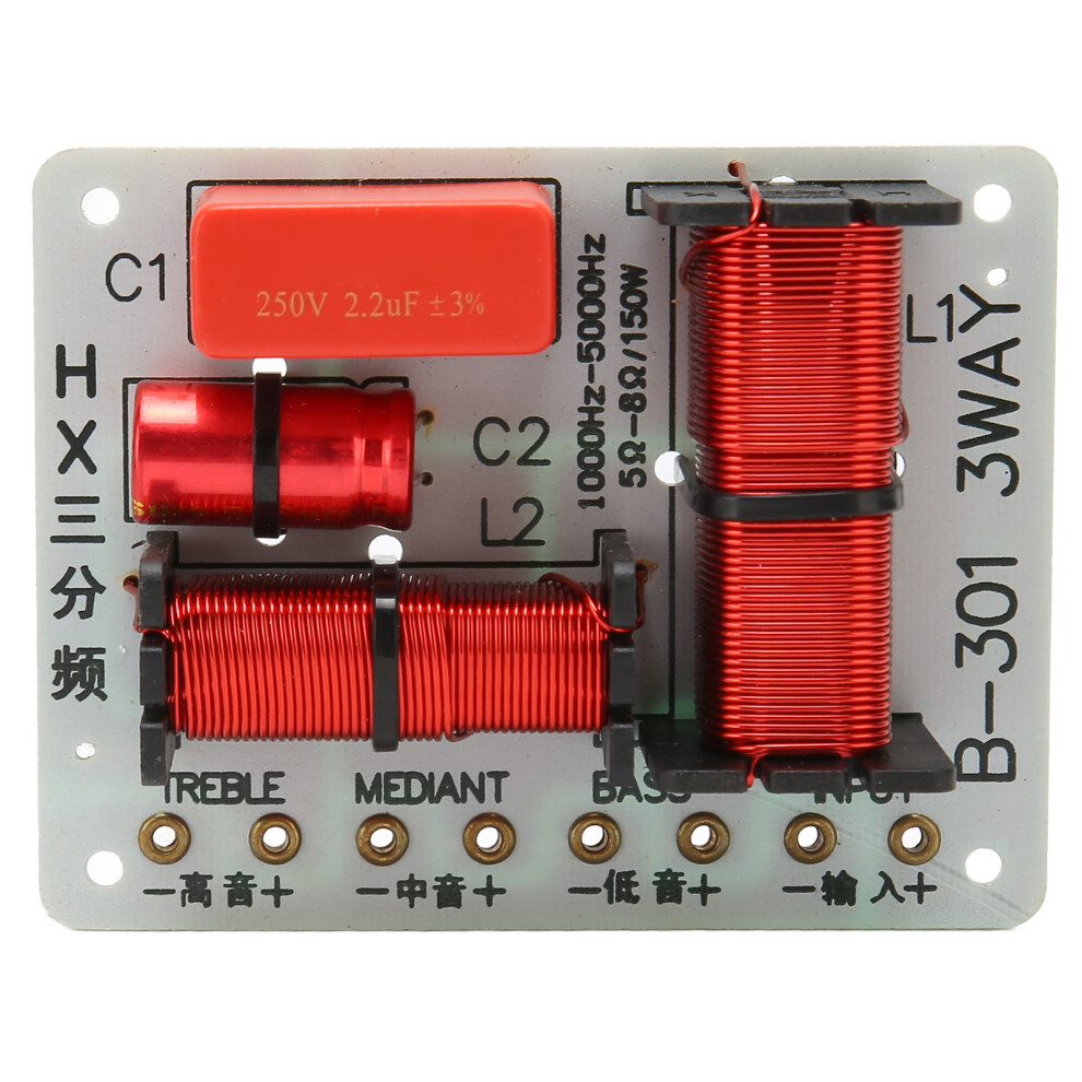 3-Way Speaker Crossover Pcb Module 150W 5-8Î© Hifi 3671393691808