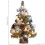 Pre-lit green cypress artificial Christmas tree 16 inch 3