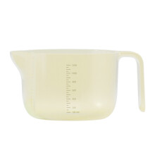 YFTDEF Multifunctional Measuring Cup with Scale & Pour Spout – Plastic Mixing Bowl for Cooking/Baking