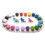 Enamel Metal Pacifier Clip Round 21 pcs 4