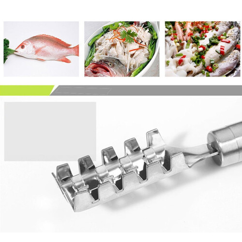 Stainless Steel Fish Scale Shaver Silver 1