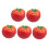 5Pcs Realistic Artificial Tomato Models Fake Tomato Figurines Display Props 4