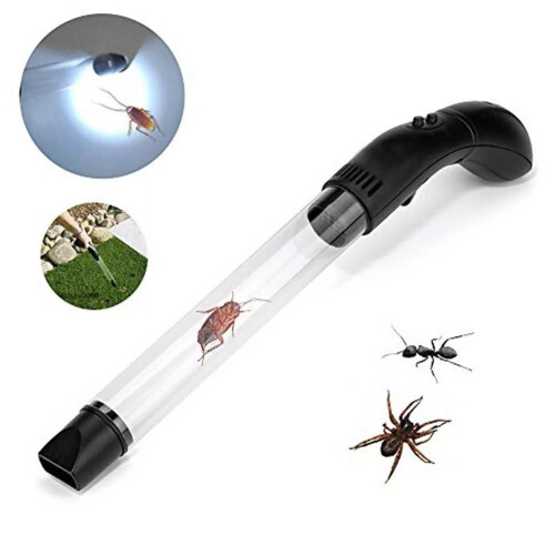 Handheld Bug Vacuum Insect Pest Remover with LED Light 2