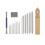 Sketch Tools 17Pcs for Drawing Textures and Blending Work with Cylindrical Shape 3