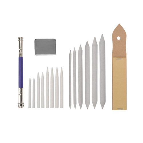 Sketch Tools 17Pcs for Drawing Textures and Blending Work with Cylindrical Shape 2