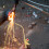 Propane Torch Head Adjustable Flame Golden Self-Igniting 4