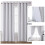 Double-Layer Sheer and Blackout Curtains with Lace Star 4
