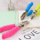 Portable Hole Puncher 6mm Single Hole Rubber Grip for Notebook Scrapbook Art Project Blue 7