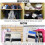 Appendiabiti a 5 strati per pantaloni, jeans, sciarpe e cravatte, organizer per risparmiare spazio 3