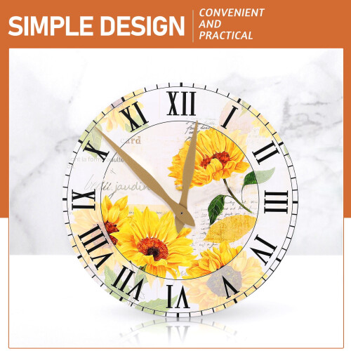 HEMOTON Clock Motor Decorative Wall Clocks Battery Operated Movement 2