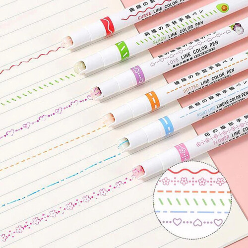 2026 Clearance Highlighter Pen Creative Highlighter Roller Marker Pen 1ML 2