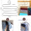 Appendiabiti a 5 strati per pantaloni, jeans, sciarpe e cravatte, organizer per risparmiare spazio 6