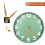 HEMOTON Clock Motor Decorative Wall Clocks Battery Operated Movement 6