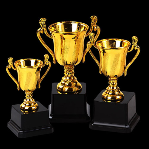 Plastic Mini Trophy Black 1 Pack 1