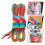 Hockey Colored Laces Flat Shoelaces Polyester Gradient Rainbow 5