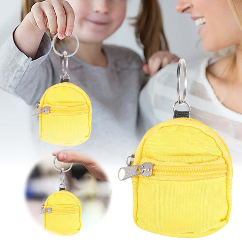 Compact Pouch Keychain Mini Bag Secure Jar For Organizing Loose Change 1
