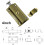 Stainless steel spring bolt distribution box semi-automatic locking small bolt 2