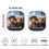 Hawaiian Highland Cow Sun Shade 2-Piece Rectangular Front 3