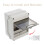 Circuit Breaker Box Plastic White Waterproof 1Pack 3